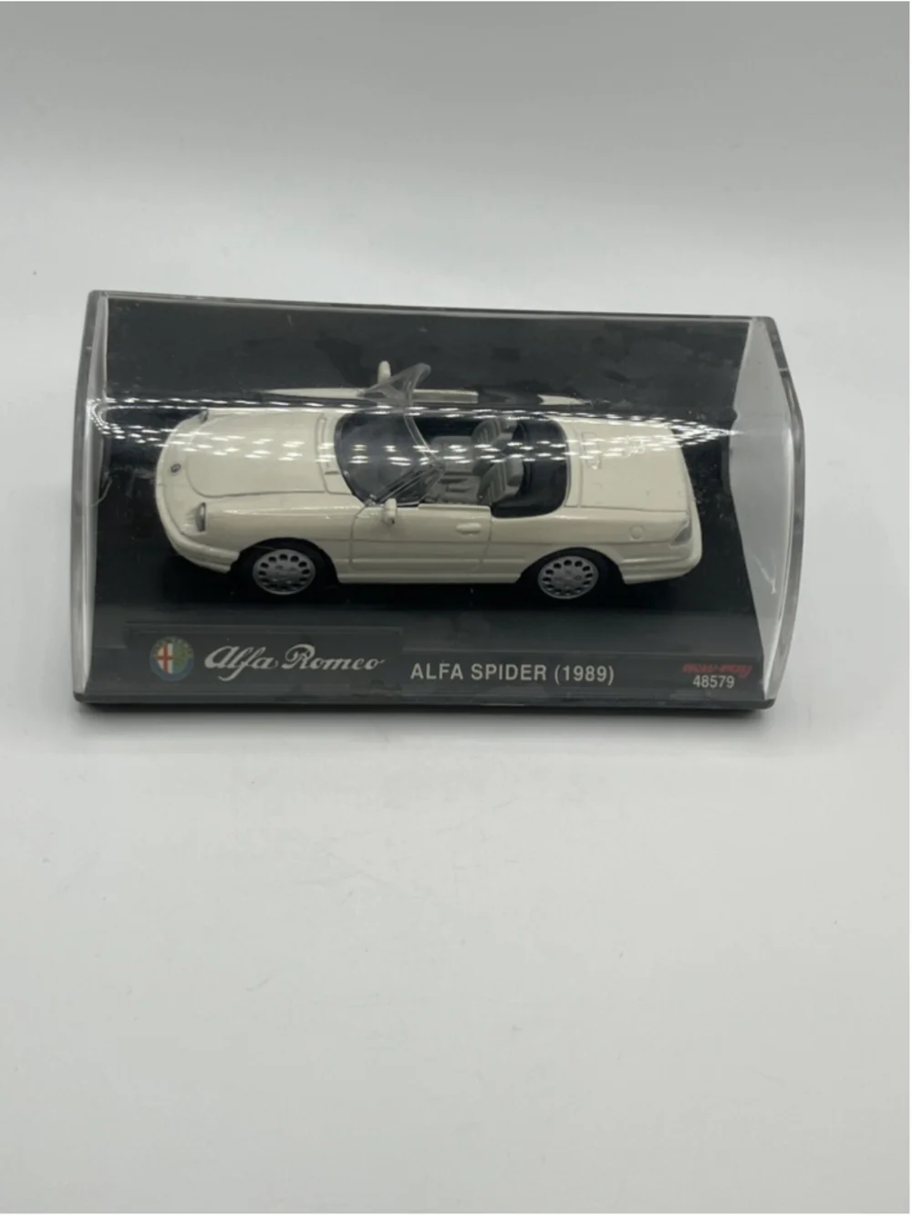 1989 New Ray OpenTop 1/43 White white Alfa Romeo Spider Roadster SEALED 48579